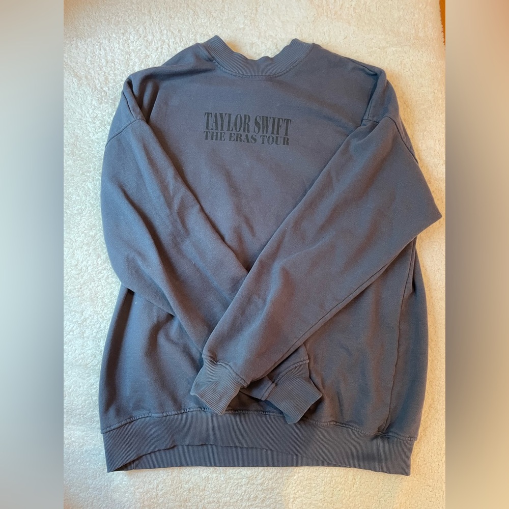 ERAS TOUR OFFICIAL MERCH: Blue Crewneck (Unisex Small)